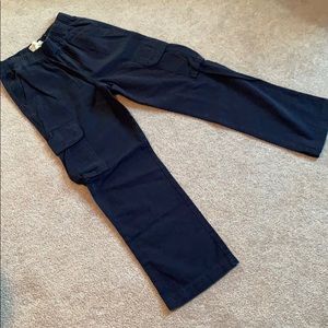 Boys cargo pants navy size 10